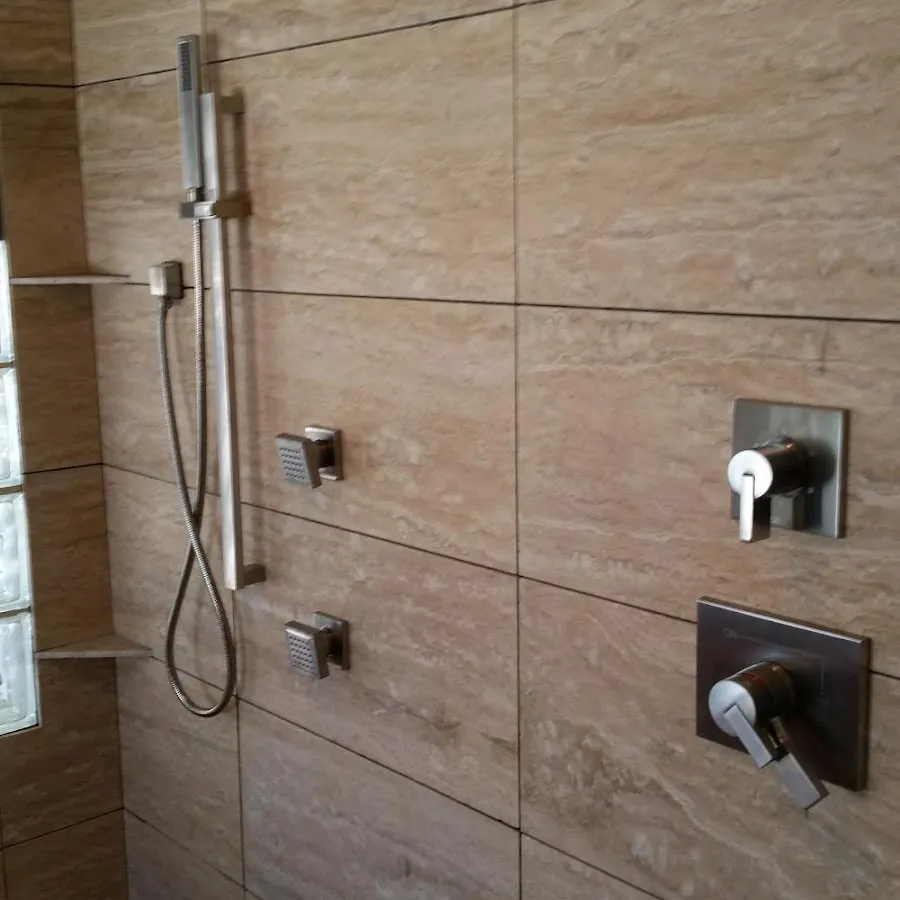 Shower fixture installation for Water Heater Replacement in Salida